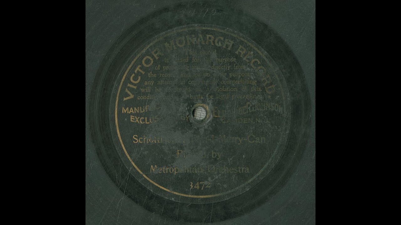 At the Pan I merry can, 1901, Schottische, Dillon, John -- Metropolitan Orchestra -- Dillon, Harry