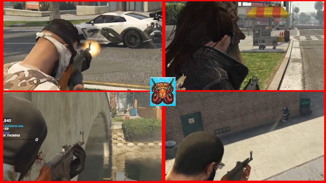 GG vs CG fight near Viceroy Hospital canals (MULTI POV)