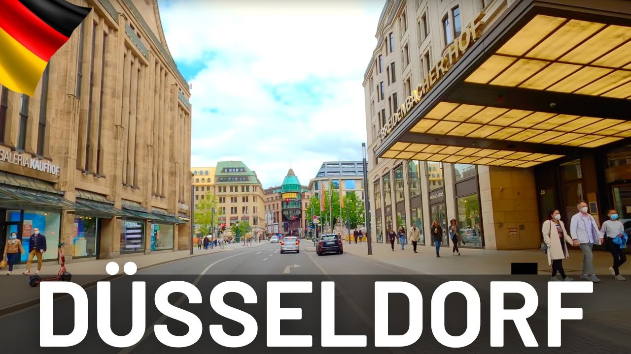 DÜSSELDORF CITY Driving Tour 🇩🇪 Germany || 4K Video Tour of Düsseldorf