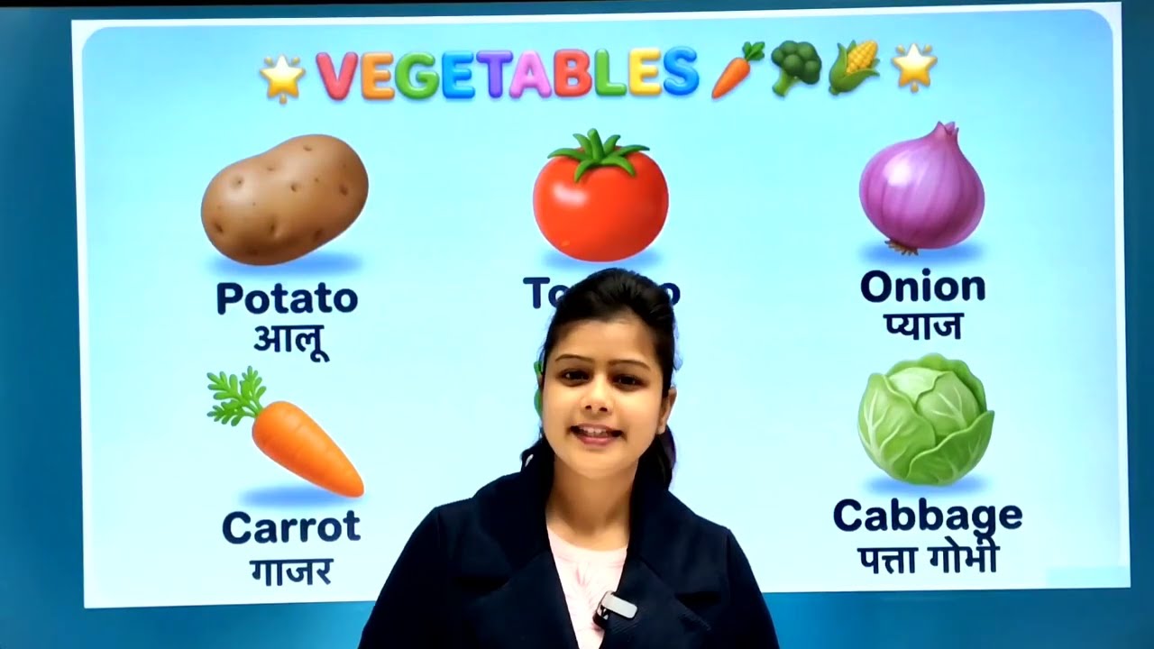 Vegetables Names in English with Pictures | Learn Vegetables for Kids