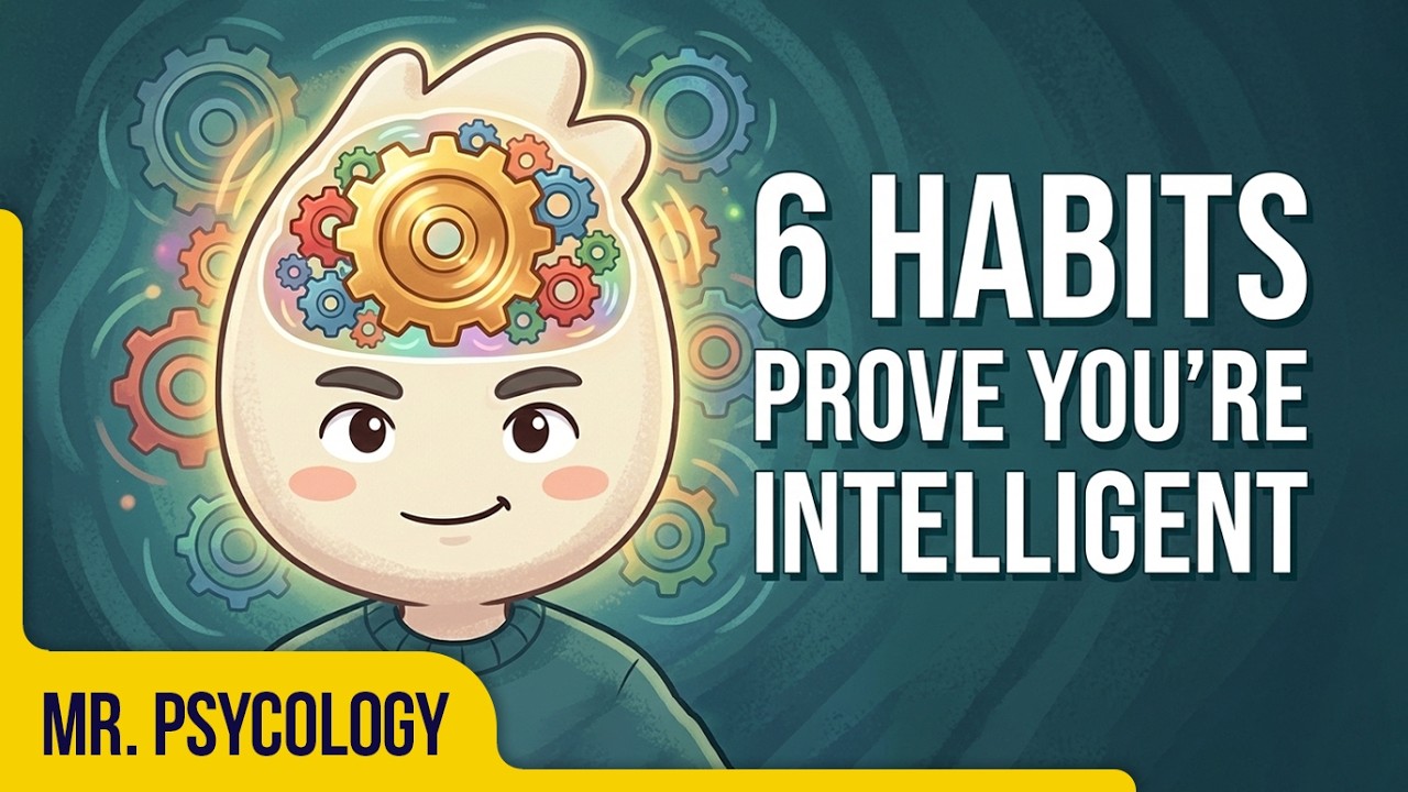 6 Weird Habits That Prove You're Highly Intelligent #PsychologyFacts
