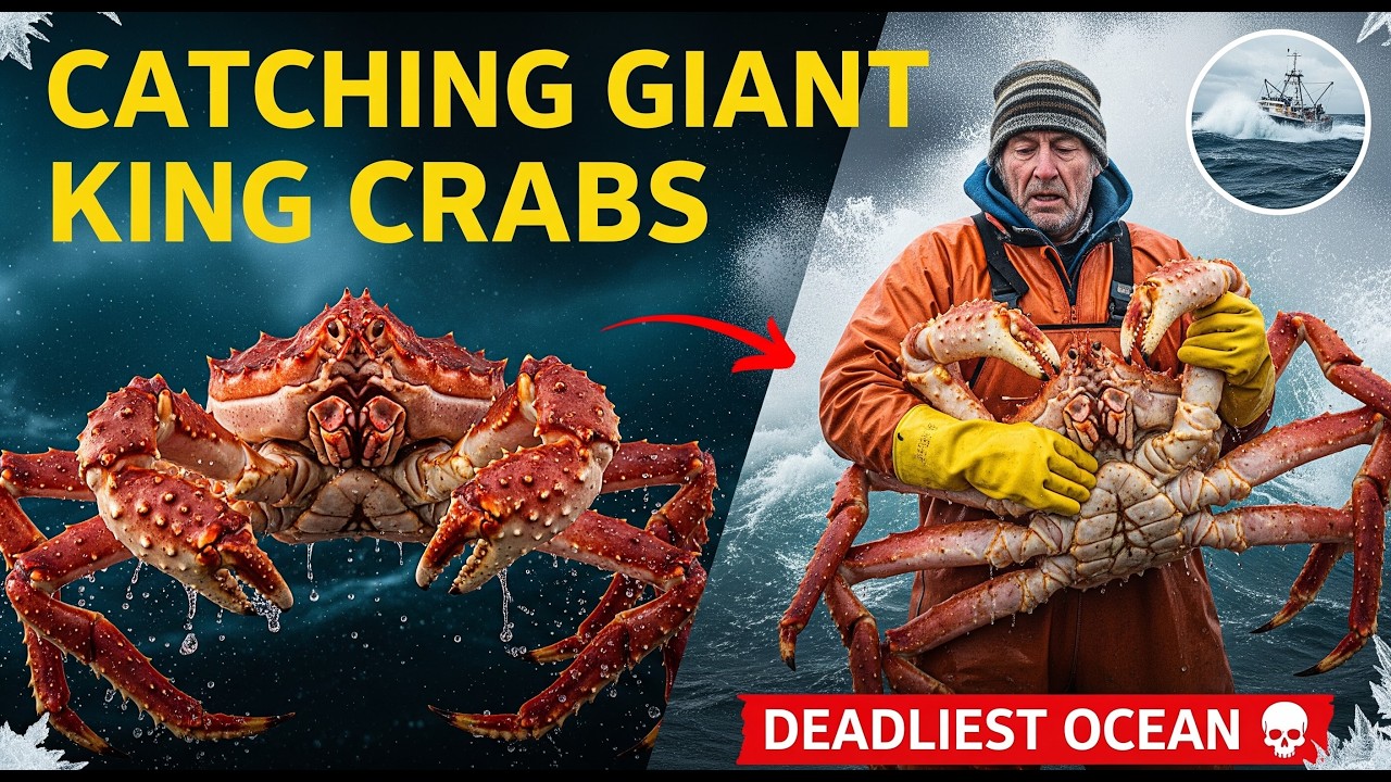 10 Days in HELL – King Crab Fishing Reality ($340,000 Catch) 🦀❄️😱 Bering Sea Nightmare!