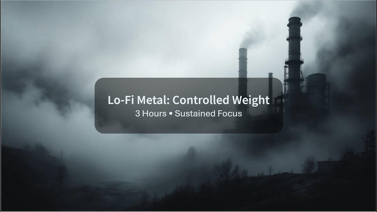 Lo Fi Metal | Controlled Weight — 3 Hours of Sustained Focus & Dark Instrumentals