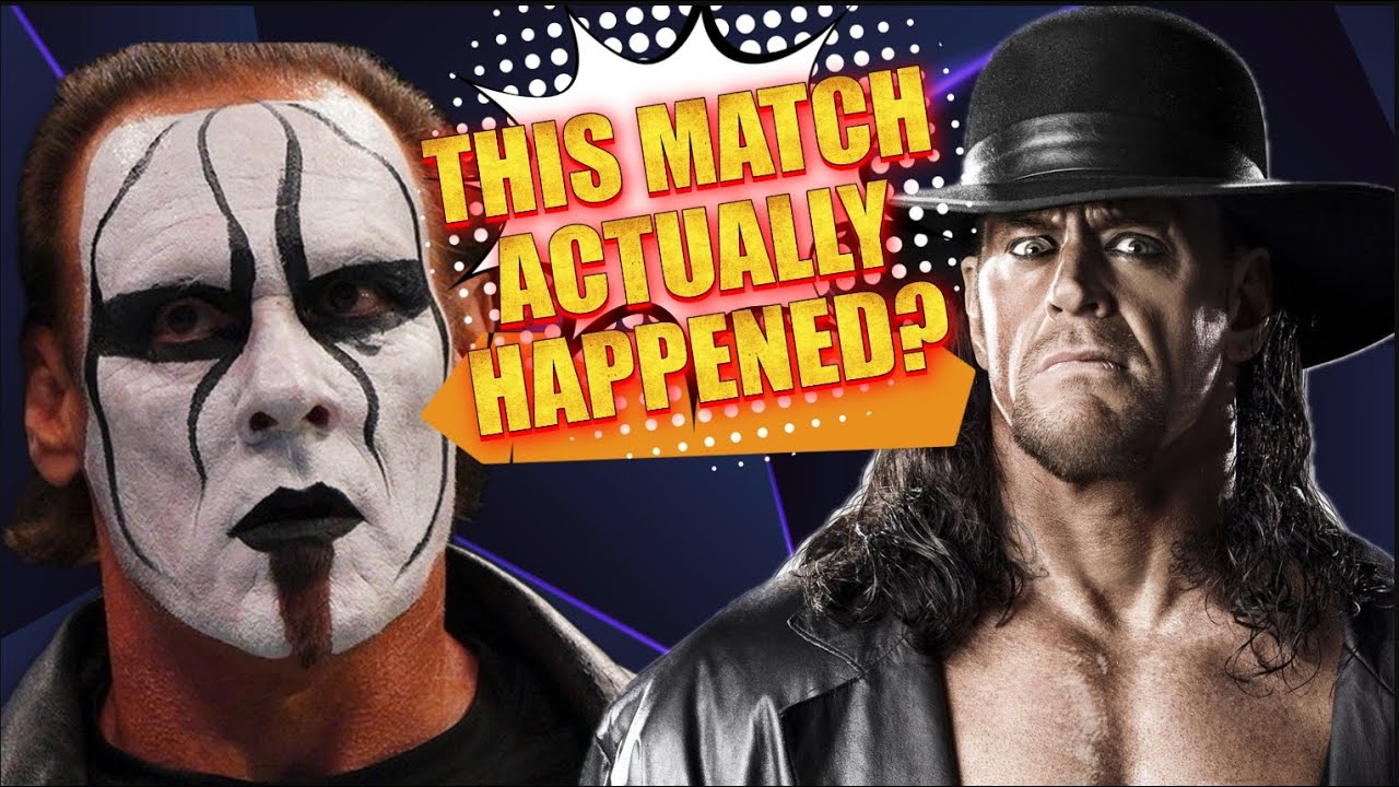 A Sting Vs. Undertaker Match Actually Happened &hellip; Sort Of .. (WWE WCW AEW)