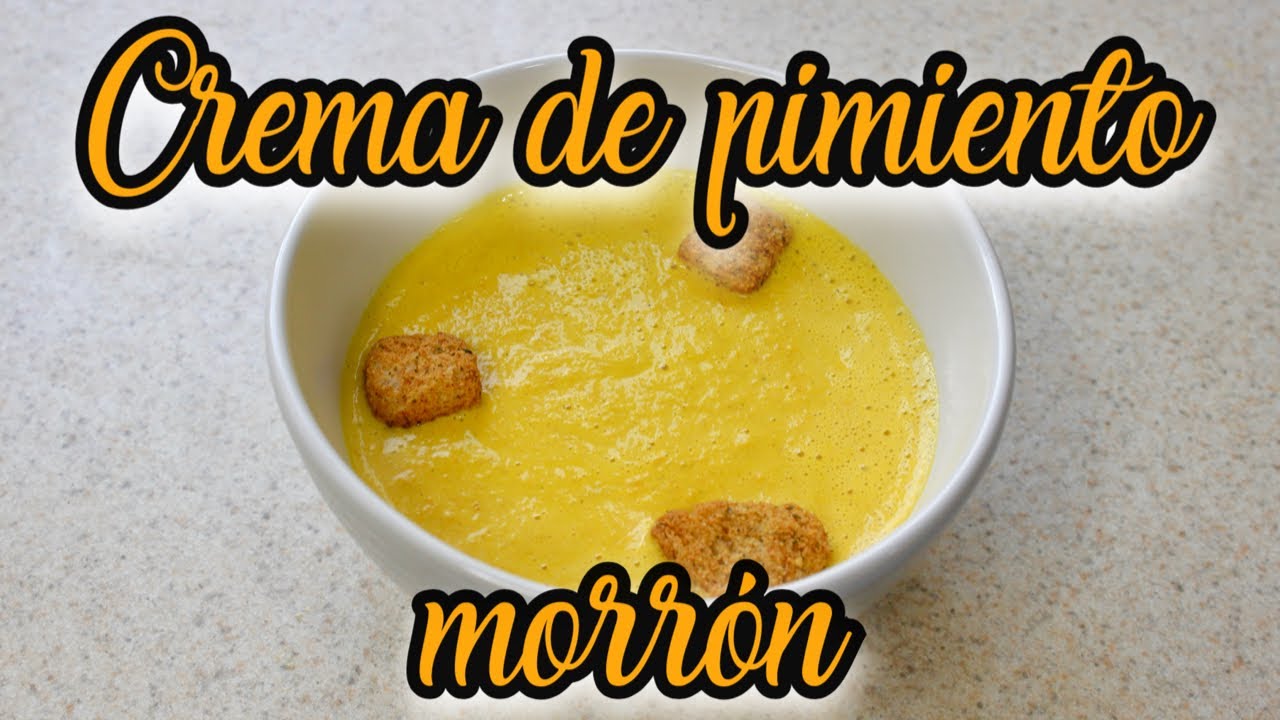 CREMA DE PIMIENTO MORRÓN