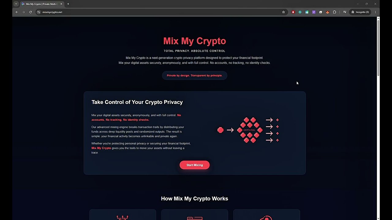 Bitcoin Mixer 2026: Complete Tutorial for Crypto Mixing Using MixMyCrypto.net #BitcoinMixer