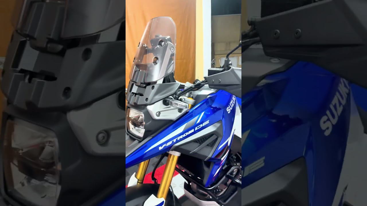 Instalação de acessórios Suzuki Vstrom 1050 ano 2025  