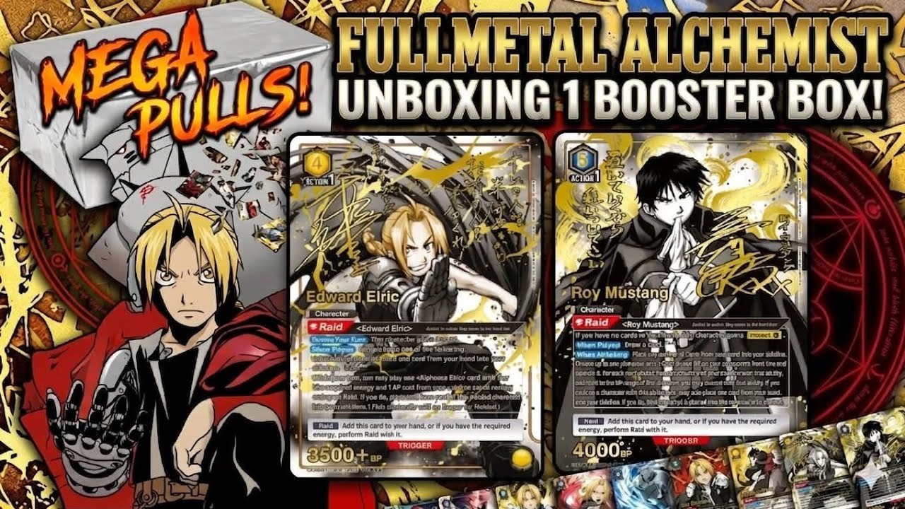 FullMetal Alchemist Union Arena Booster Box Unboxing!