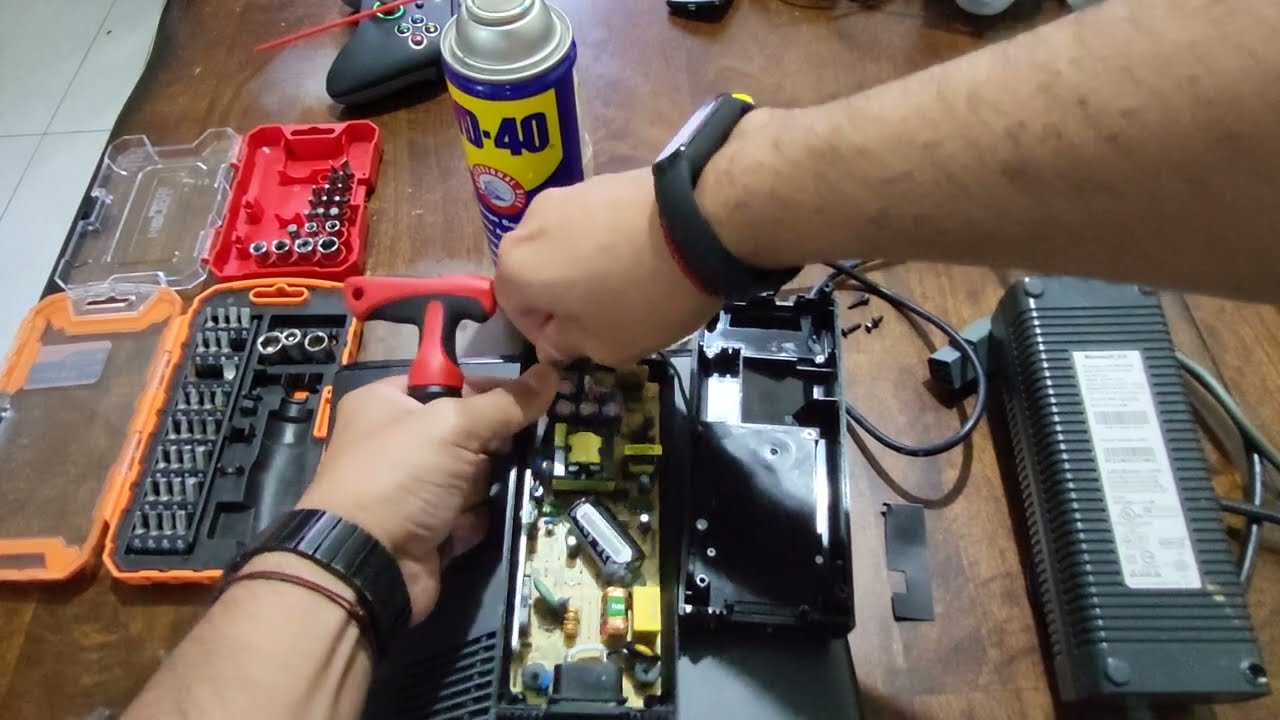 Reparación de luz roja en fuente xbox 360 y xbox one