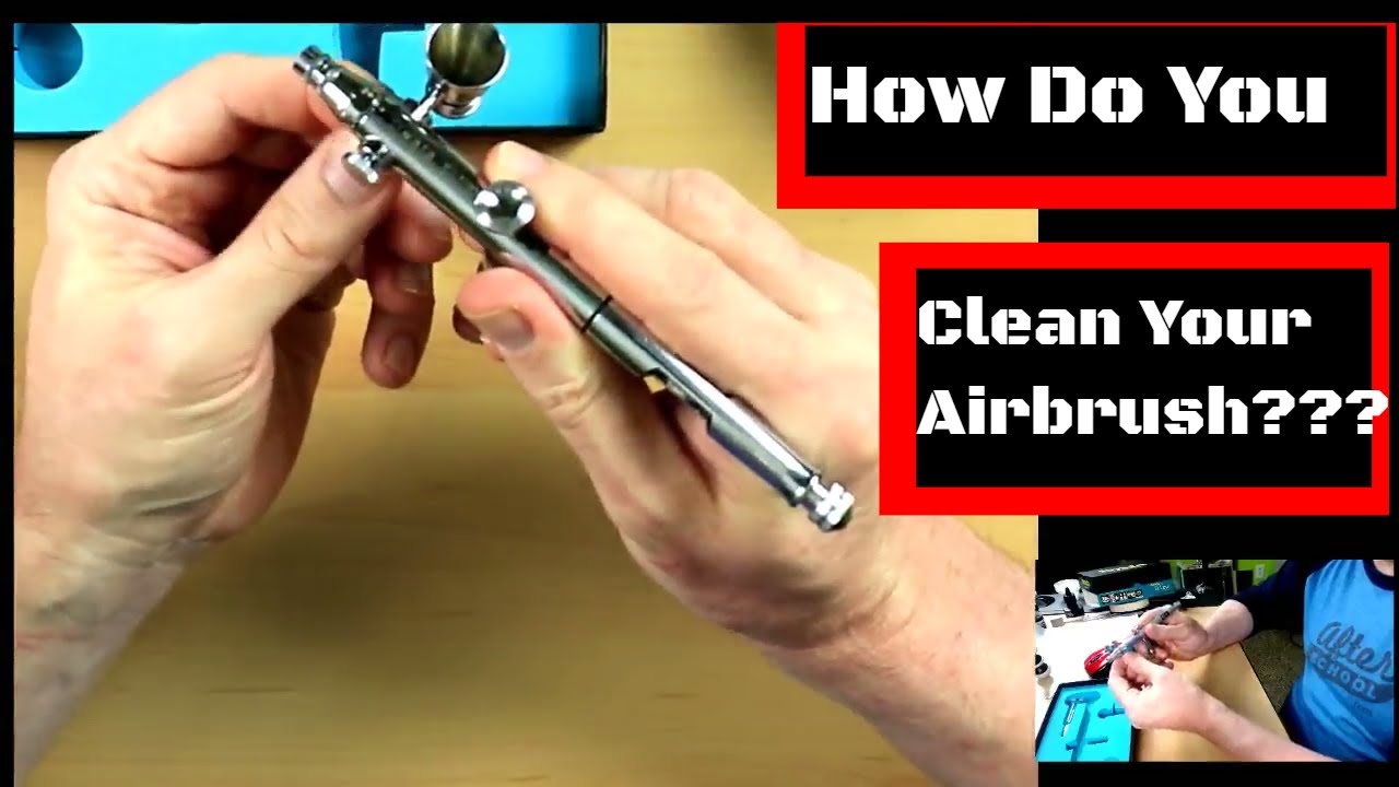 How to Assemble and disassemble to Clean the Iwata Eclipse HP-SBS airbrush 2018