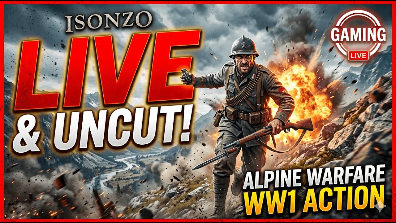 Isonzo Gameplay: Live and Uncut | Authentic WW1 Alpine Warfare 🏔️🎖️