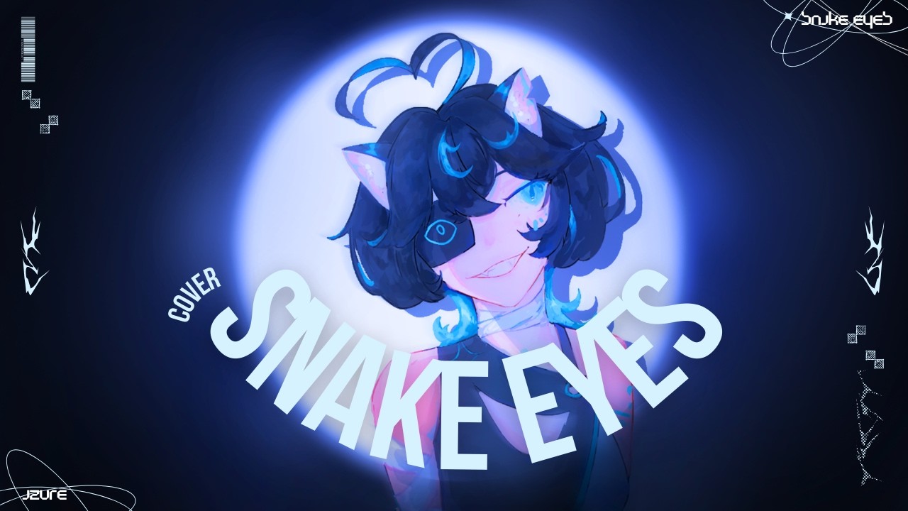 Snake Eyes ver. Azure Rai (originally by Hakos Baelz)