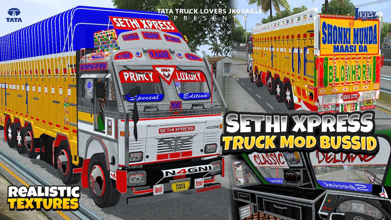 SETHI XPRESS | TRUCK MOD BUSSID | RELEASED | TATA 4225c