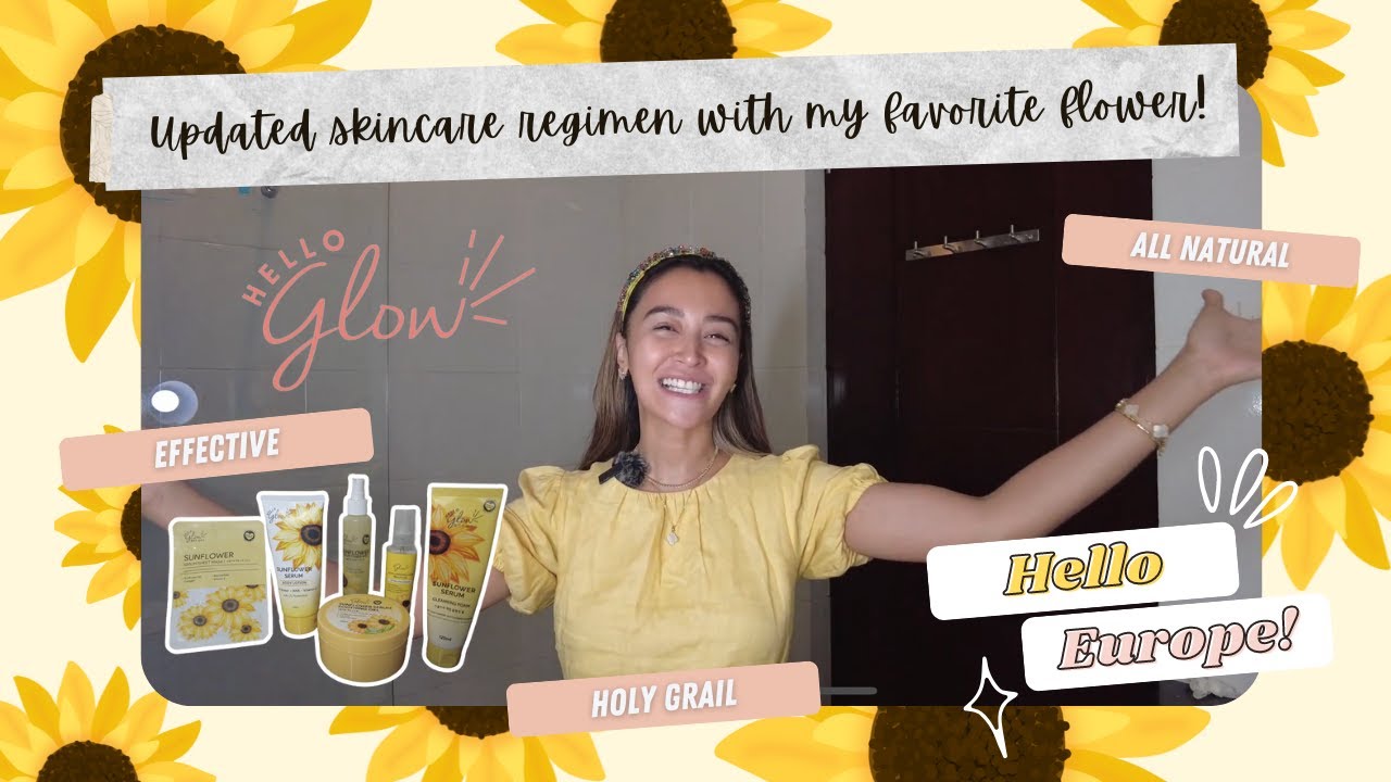 Skincare Regimen Using My Favorite Flower | HELLO EUROPE + GOODBYE  NIKNIK + GIVEAWAY! | Kris Bernal