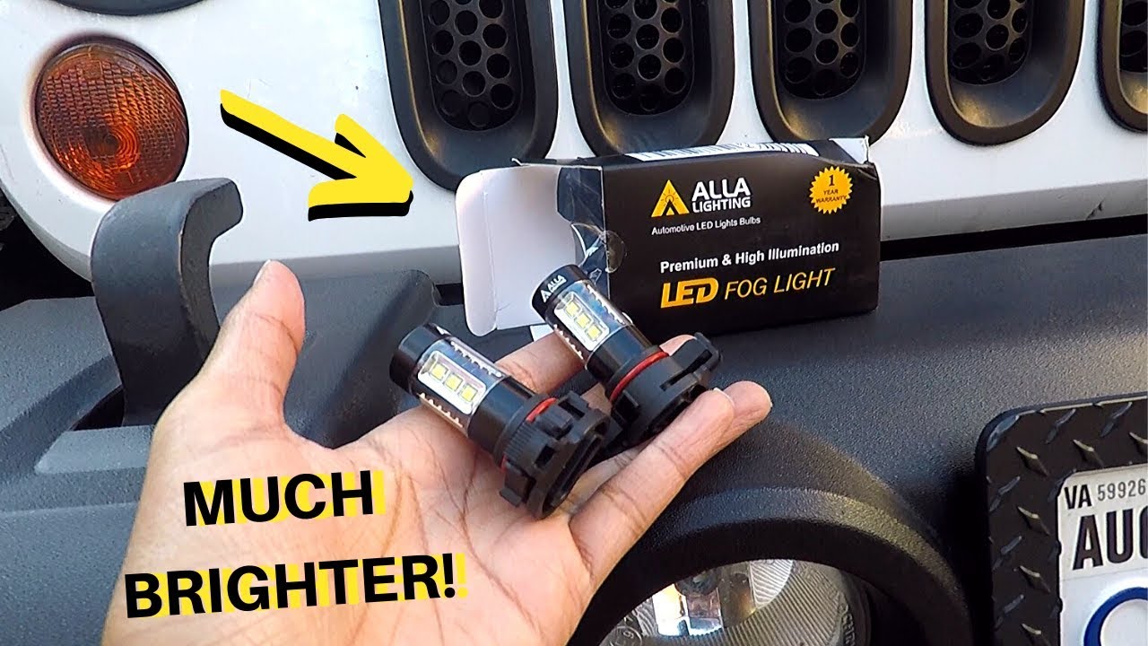 How To Change Your Jeep Wrangler Fog Light! LED Install