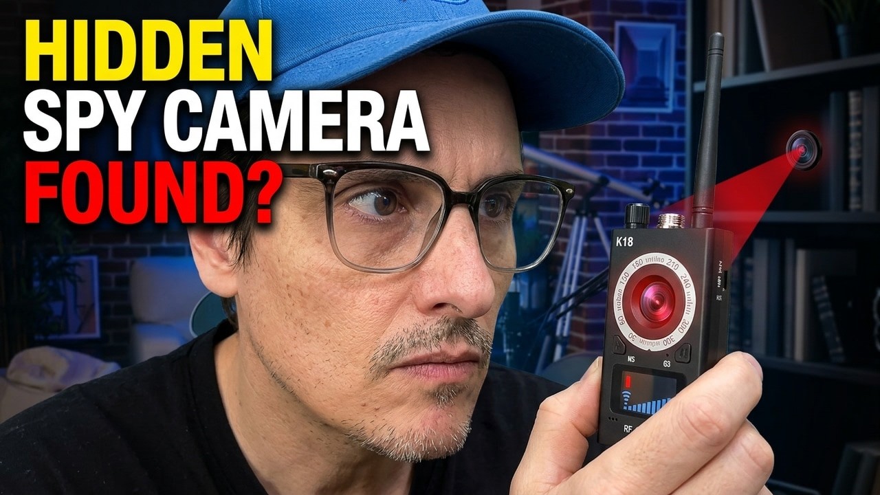 OCDONOR Find Hidden Hidden Camera in Airbnb, Hotel, Car Detector: Best Anti-Spy & GPS Tracker Finder