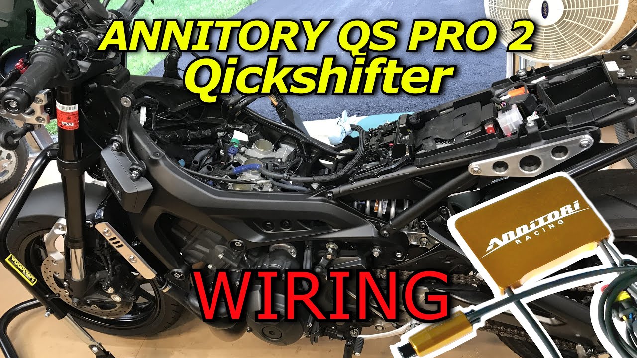 Annitori QS PRO 2 Quickshifter Wiring and Stationary Test - XSR900 [4K]