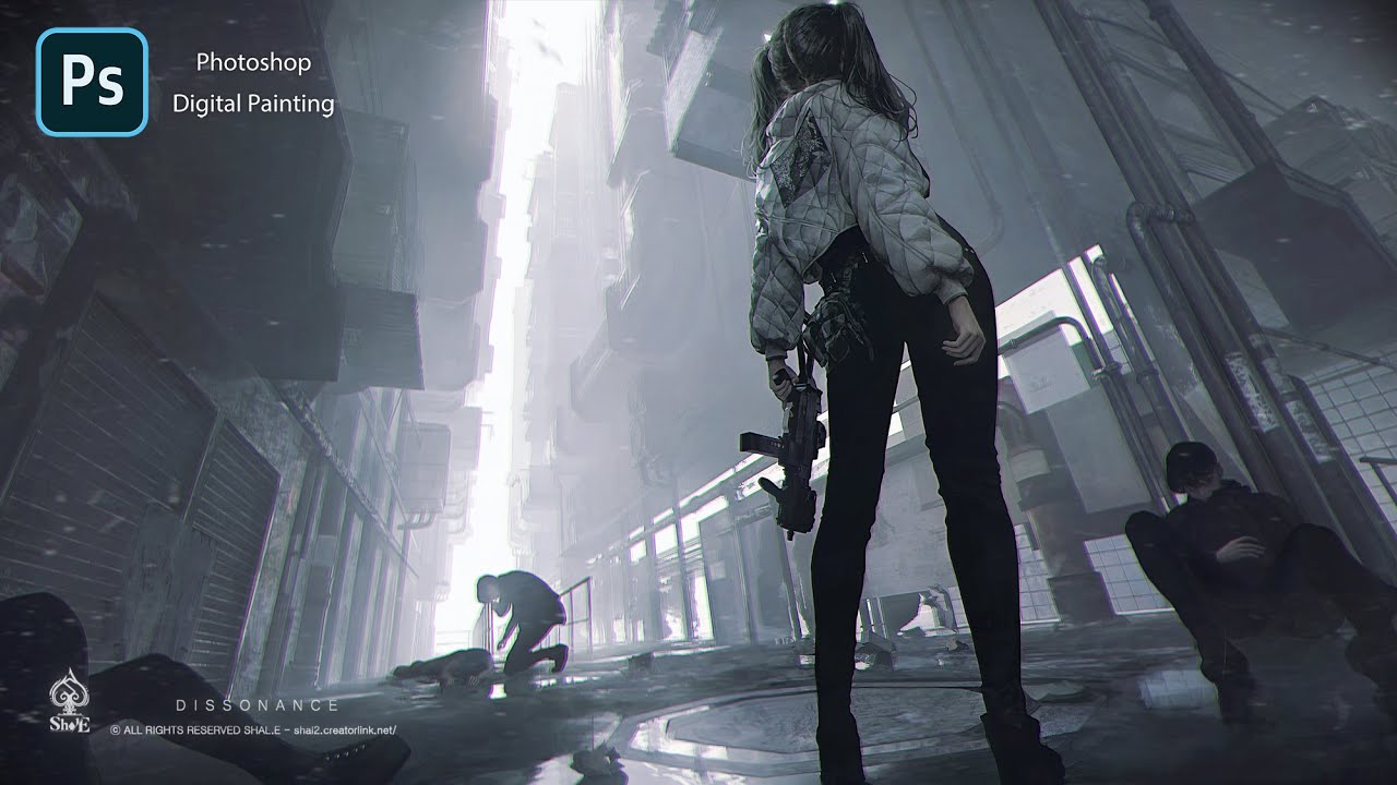 " Dissonance " 불협화음┃ Photoshop Digital Painting 포토샵 페인팅