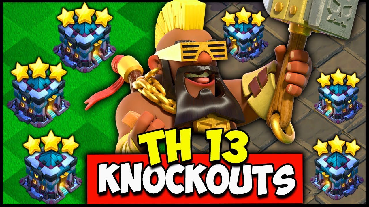 Trying to BE the LAST Town Hall 13 Standing Using ONLY HOGS!!