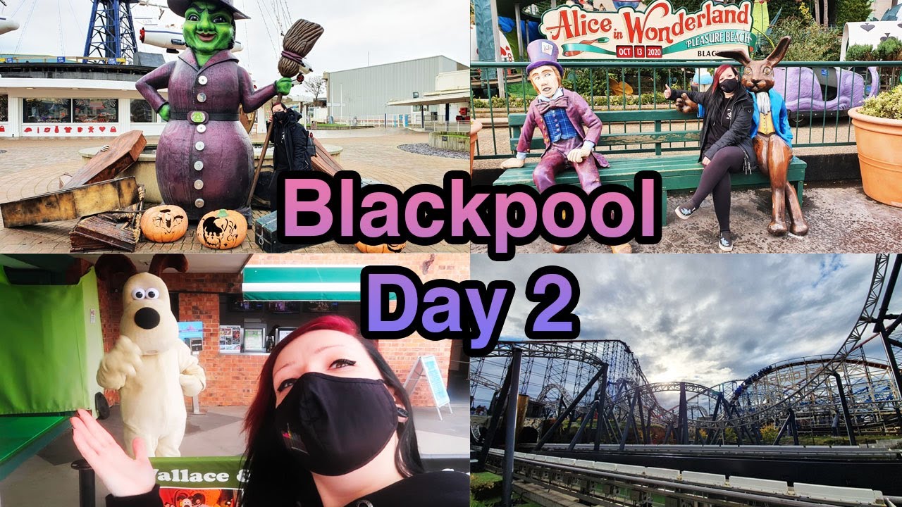 Blackpool Vlog - Day 2 | Blackpool Pleasure Beach - Coral Island | Feed The Disney