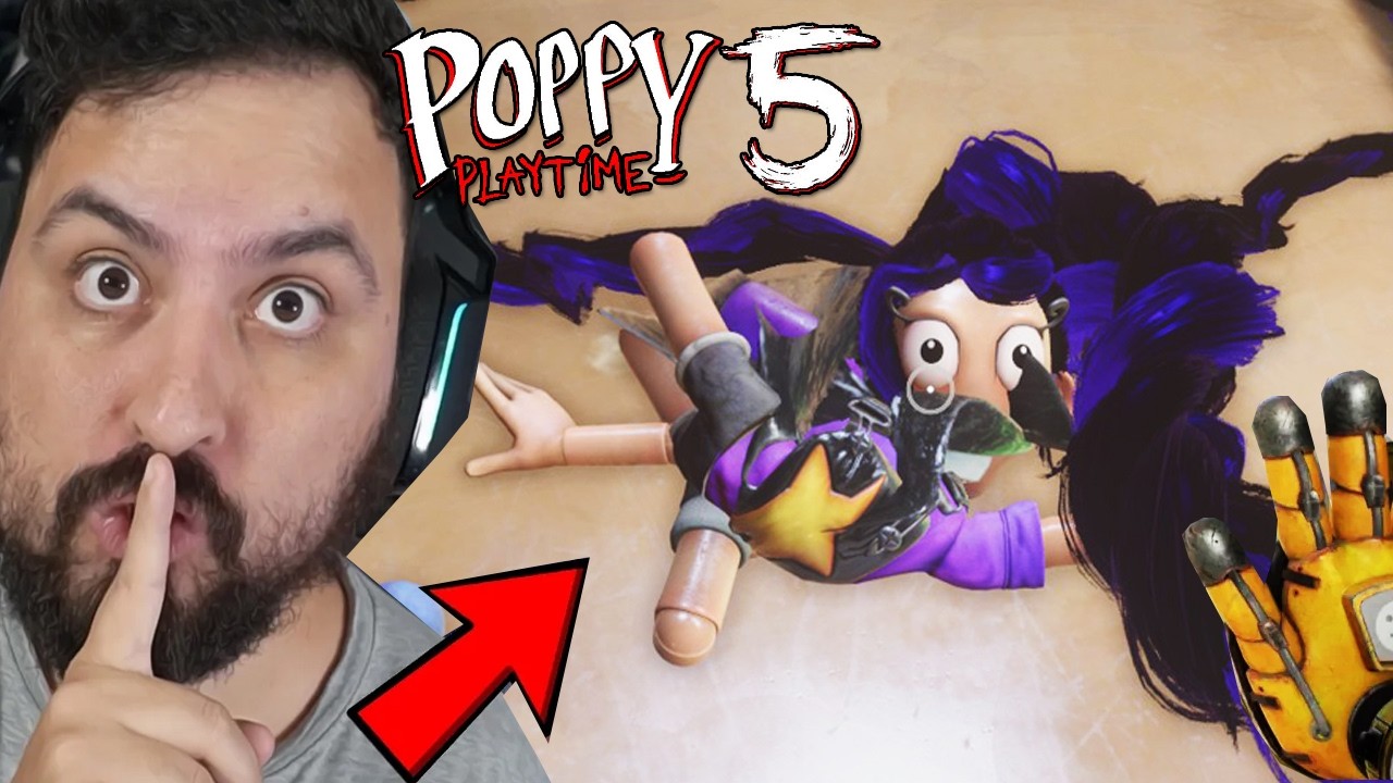 O QUE ACONTECE SE ATROPELAR A LILY LOVEBRAIDS COM O CARRO em POPPY PLAYTIME 5 !! (NOVO FINAL TRISTE)
