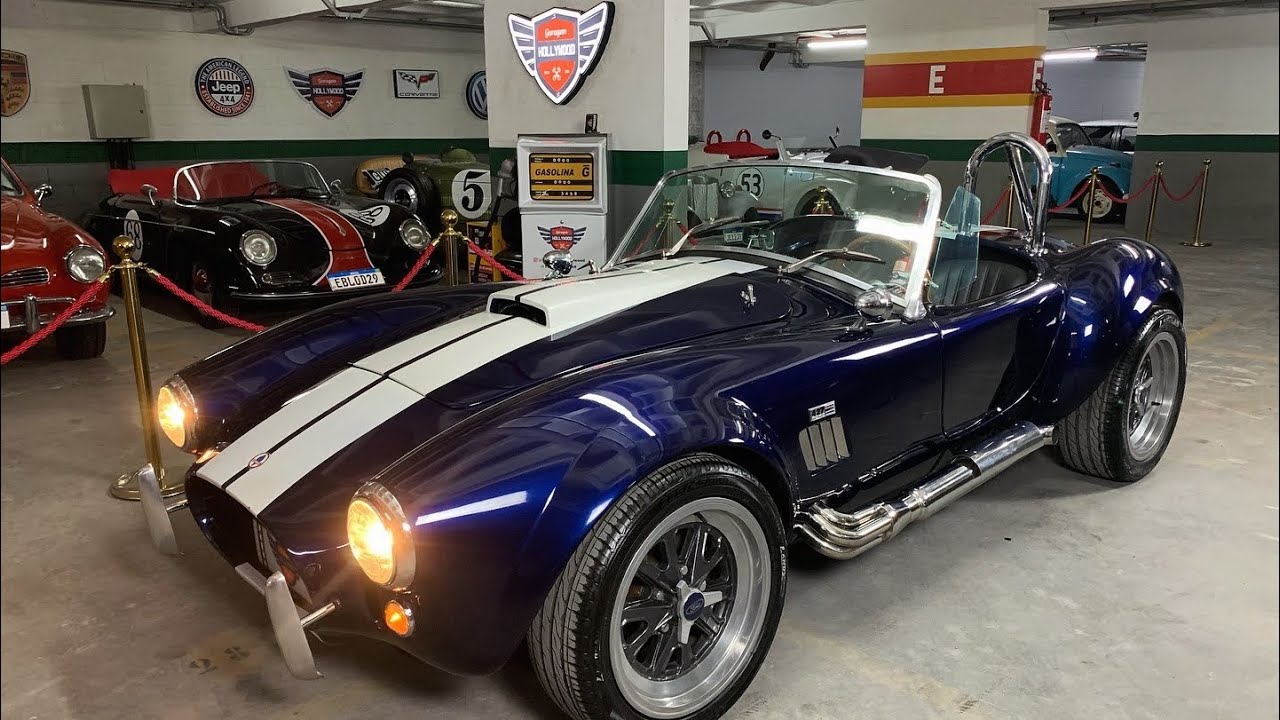 Vende-se Shelby Cobra réplica conversível azul 2019 – Impecável! R$180.000,00