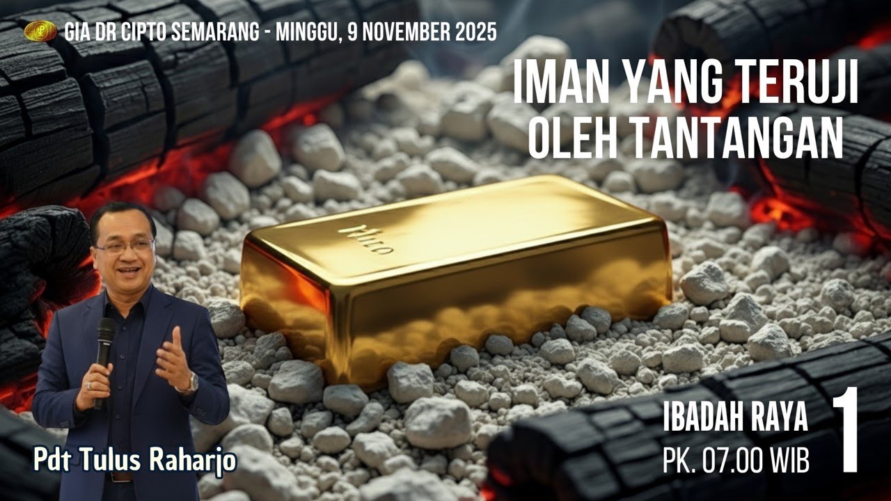 LIVE STREAMING IBADAH RAYA 1 GIA Dr Cipto Semarang - Minggu, 9 November 2025