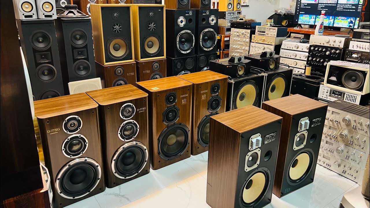Báo giá 12 cặp loa bãi , âm ly, đẩy, đầu băng cối toàn bass 30 40 #akai #pioneer