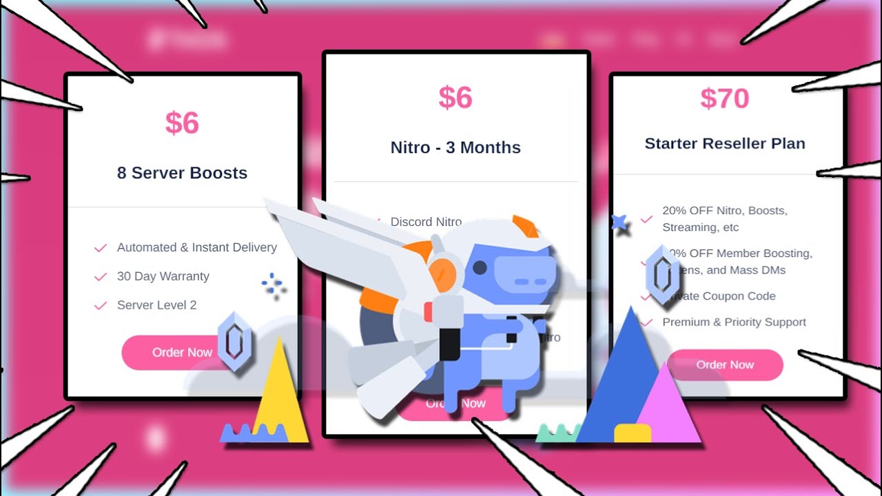 Get Cheap Discord Nitro & Cheap Server Boosts!