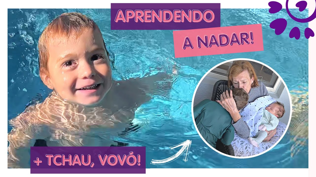 CHARLIE APRENDEU A NADAR SOZINHO! VOVÓ FOI EMBORA - FLÁVIA CALINA