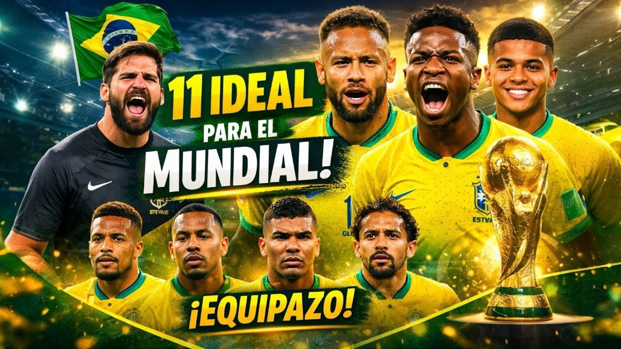 La INCREÍBLE SELECCIÓN de BRASIL para el MUNDIAL 2026 🤯