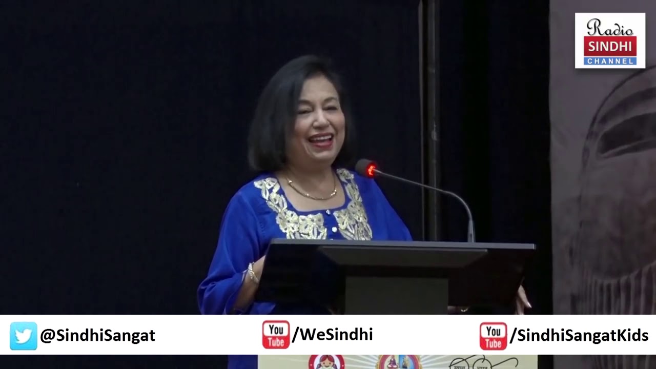 Asha Chand at All India Sindhi Academic Conference - February 2019