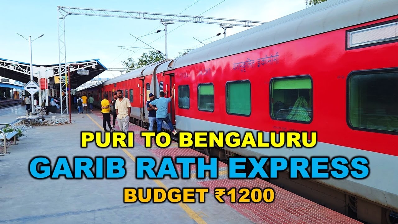 Puri to Yesvantpur Garib Rath 22883 Journey Under ₹1200 | Full Travel Experience #2025