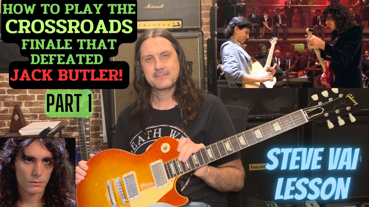 How To Play The Crossroads Duel By Steve Vai - The Part That Defeated Jack Butler! Part 1