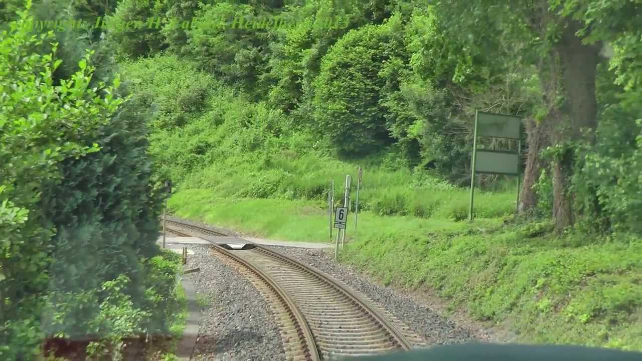 Führerstandsmitfahrt Weinheim - Fürth (Weschnitztalbahn KBS 654)