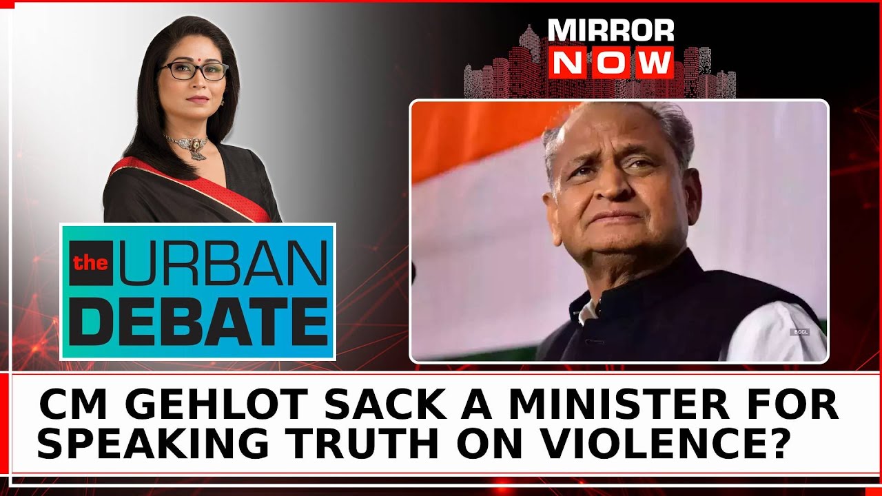Sacked Minister On Mirror Now, Red Diary To Expose Rajasthan Government Graft? | Urban Debate