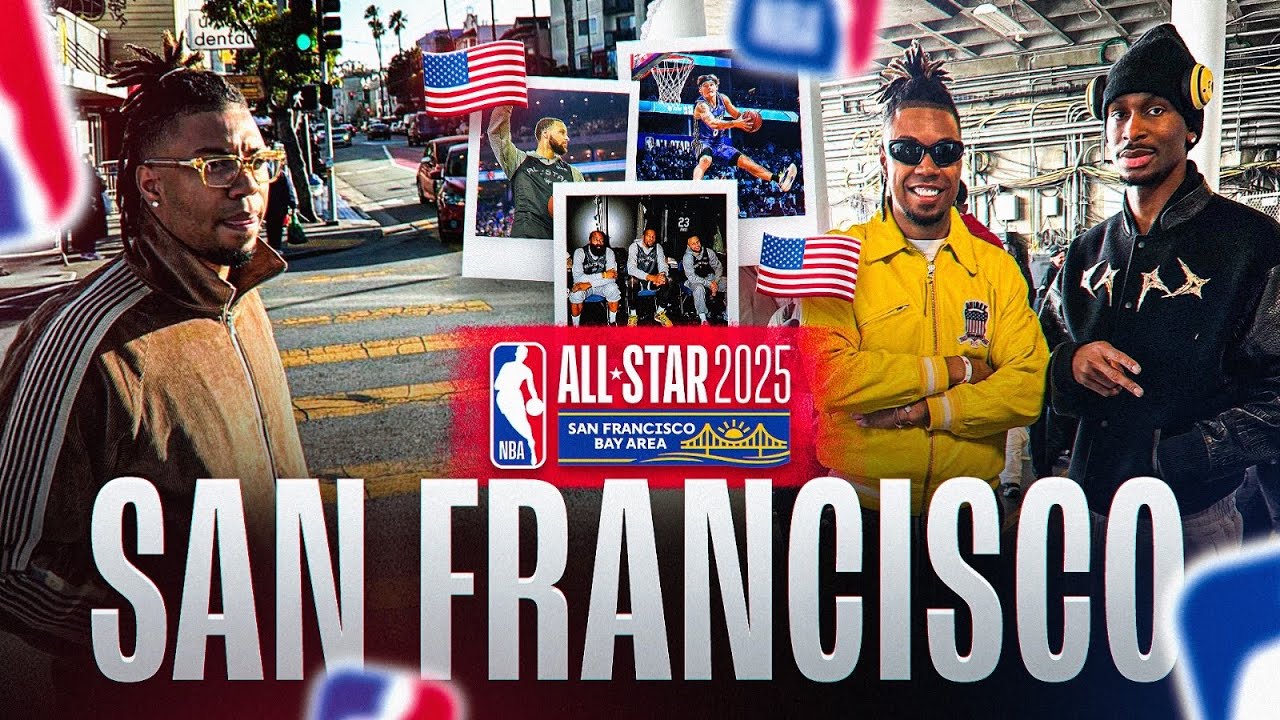XXL SAN FRANCISCO VLOG MIT WILLY!🤩🇺🇸 COURTSIDE beim NBA ALL STAR WEEKEND🏀⭐️