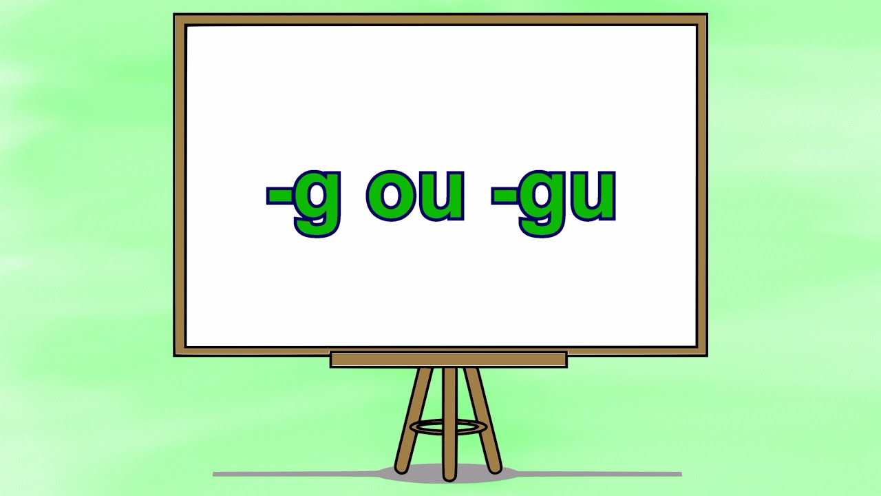 -g ou -gu ? ORTHOGRAPHE EXPRESS. Niveau CE1.