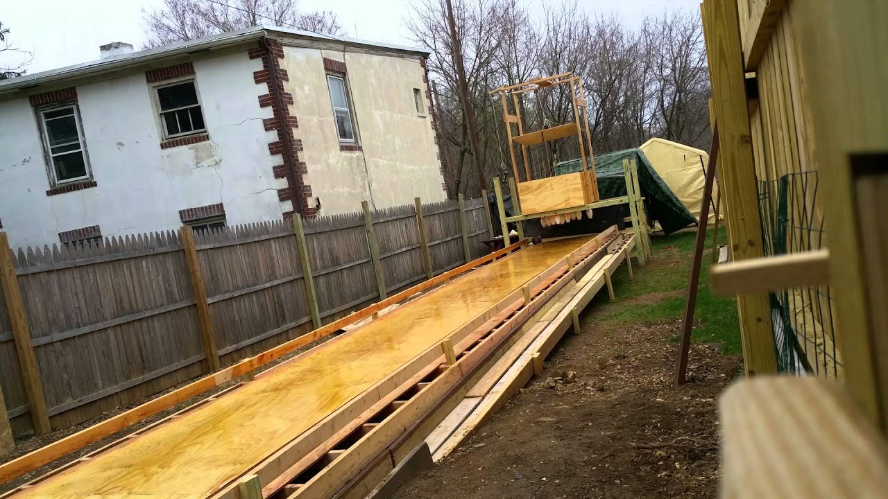 Backyard bowling construction