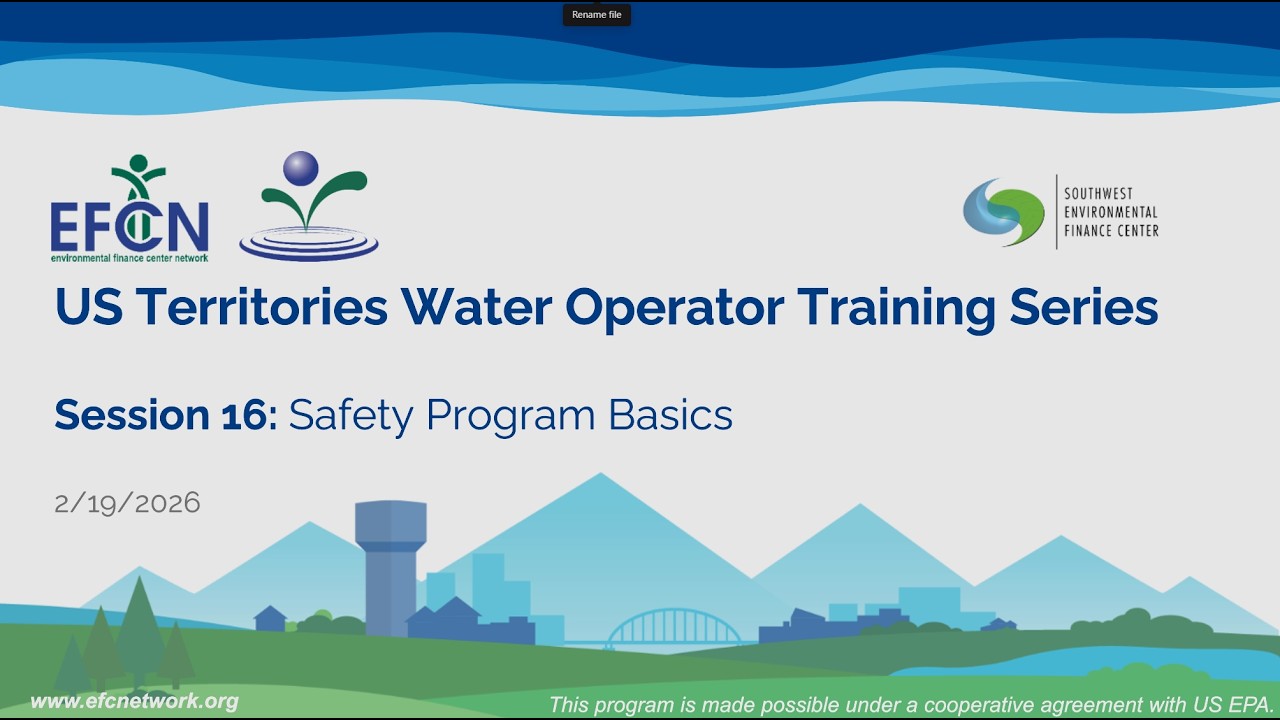 Op Cert Water Session 16 - Safety Program Basics