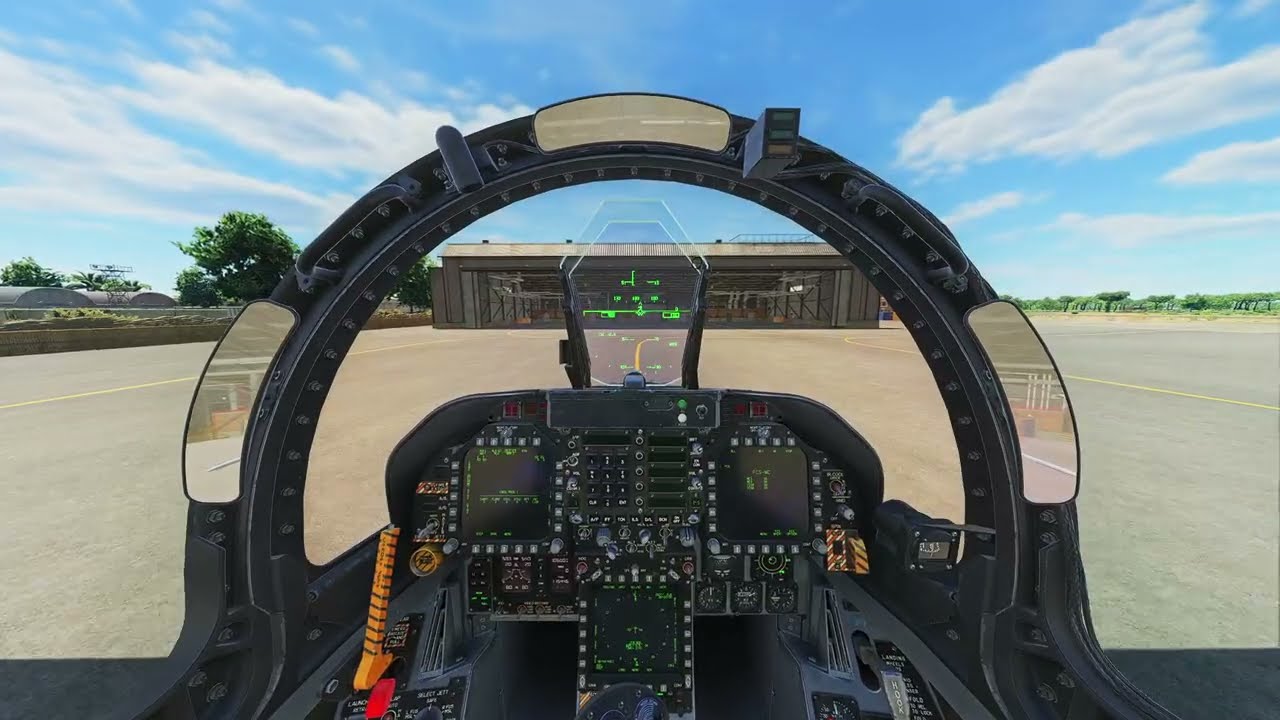 Tuto DCS Cold Start + Décollage du F/A-18C