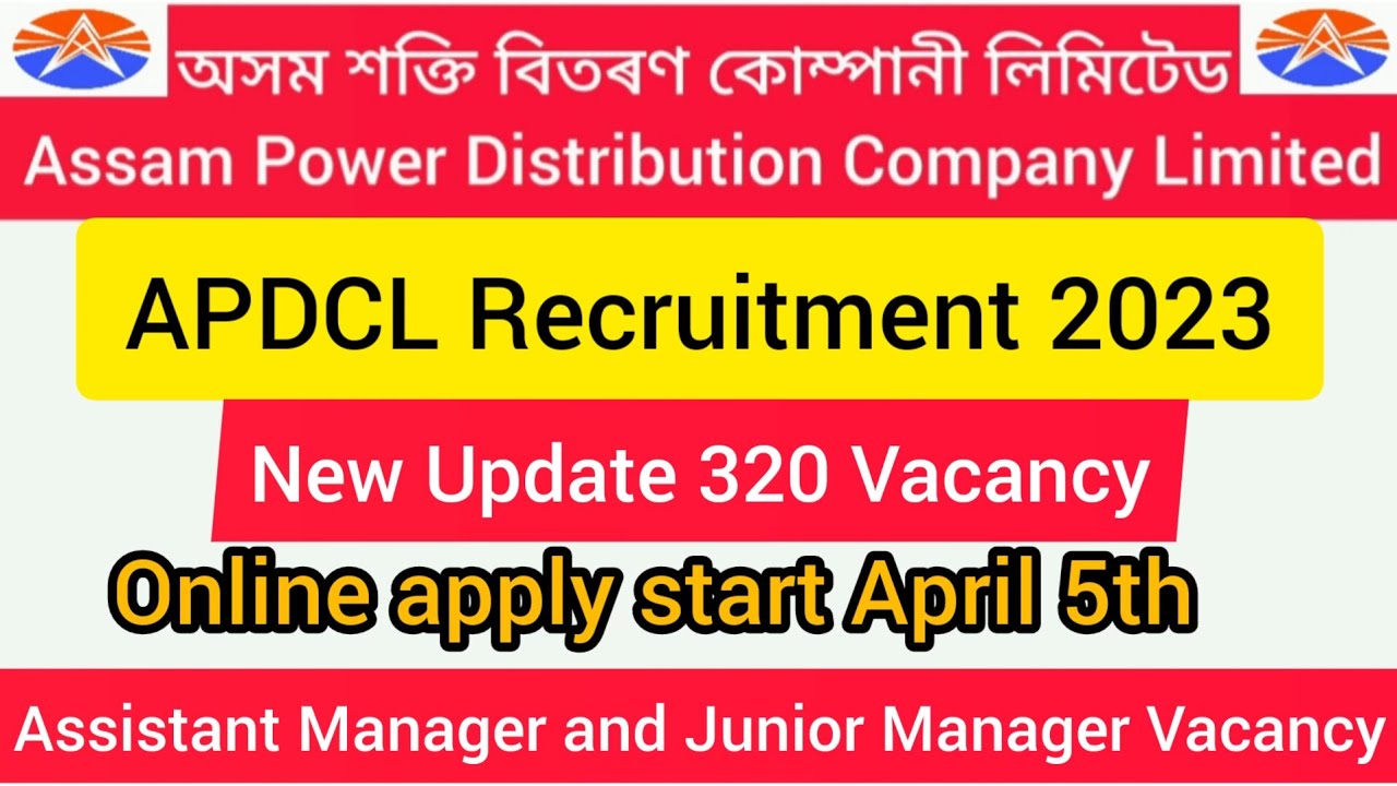 APDCL new recruitment 2023//Assam Power Distribution Company Ltd//@MissKrishnaDeuri