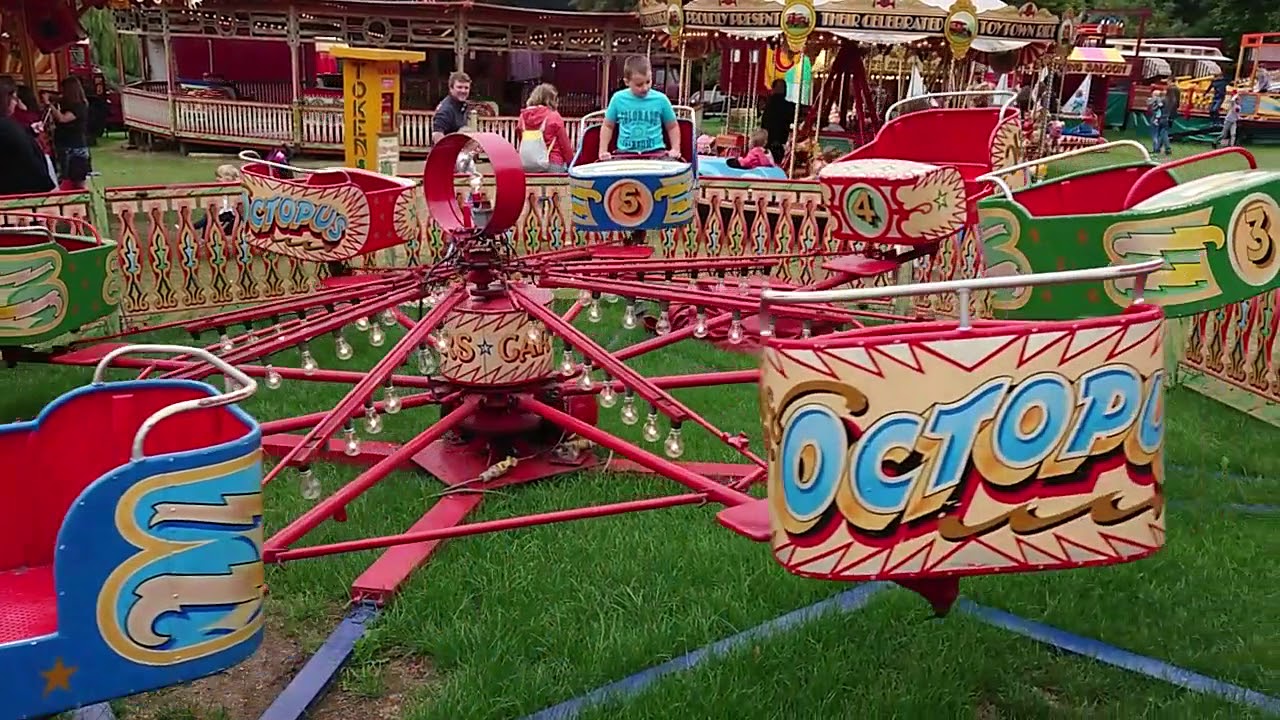 Mini Octopus Ride At Carters Steam Fair, Bath, 18 August 2018