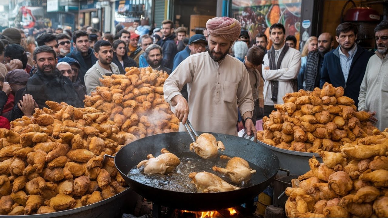 500KG CHICKEN & FISH PAKORA SOLD DAILY | CRISPY PAKODA RECIPE | PESHAWAR STREETFOOD PAKORA FAROSH