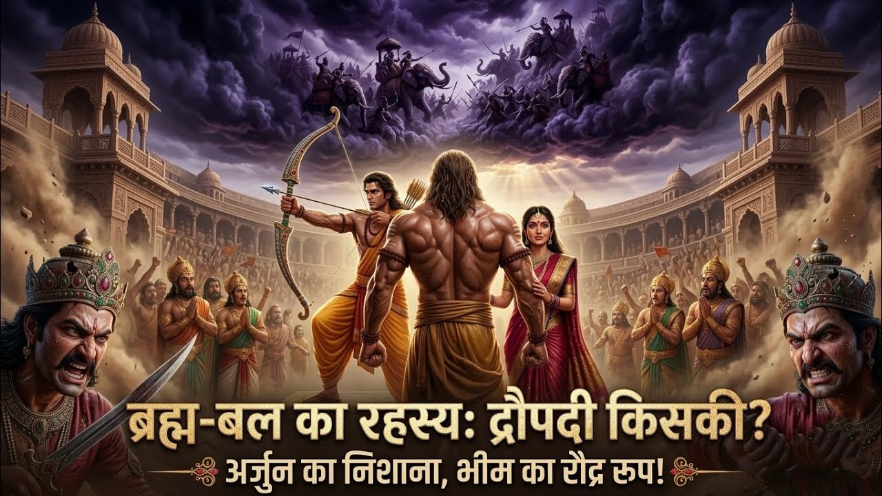 ​🏹 The Epic Draupadi Swayamvar: Arjuna's Masterstroke! | महाभारत: द्रौपदी स्वयंवर