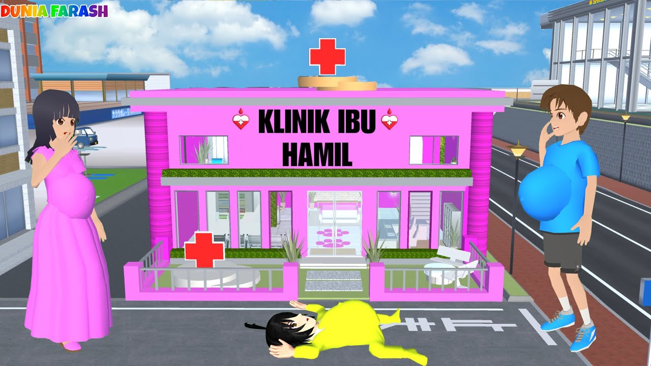 Yuta Dan Mio Hamil Masuk Klinik Ibu Hamil || Sakura School