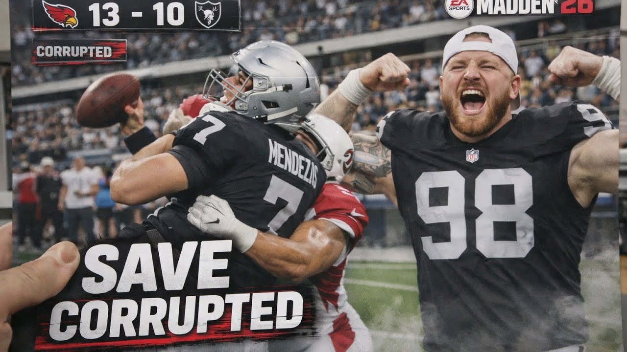Save Corrupted… Rookies Forced Into Action! | Madden 26 Raiders Franchise Rebuild | Ep 2