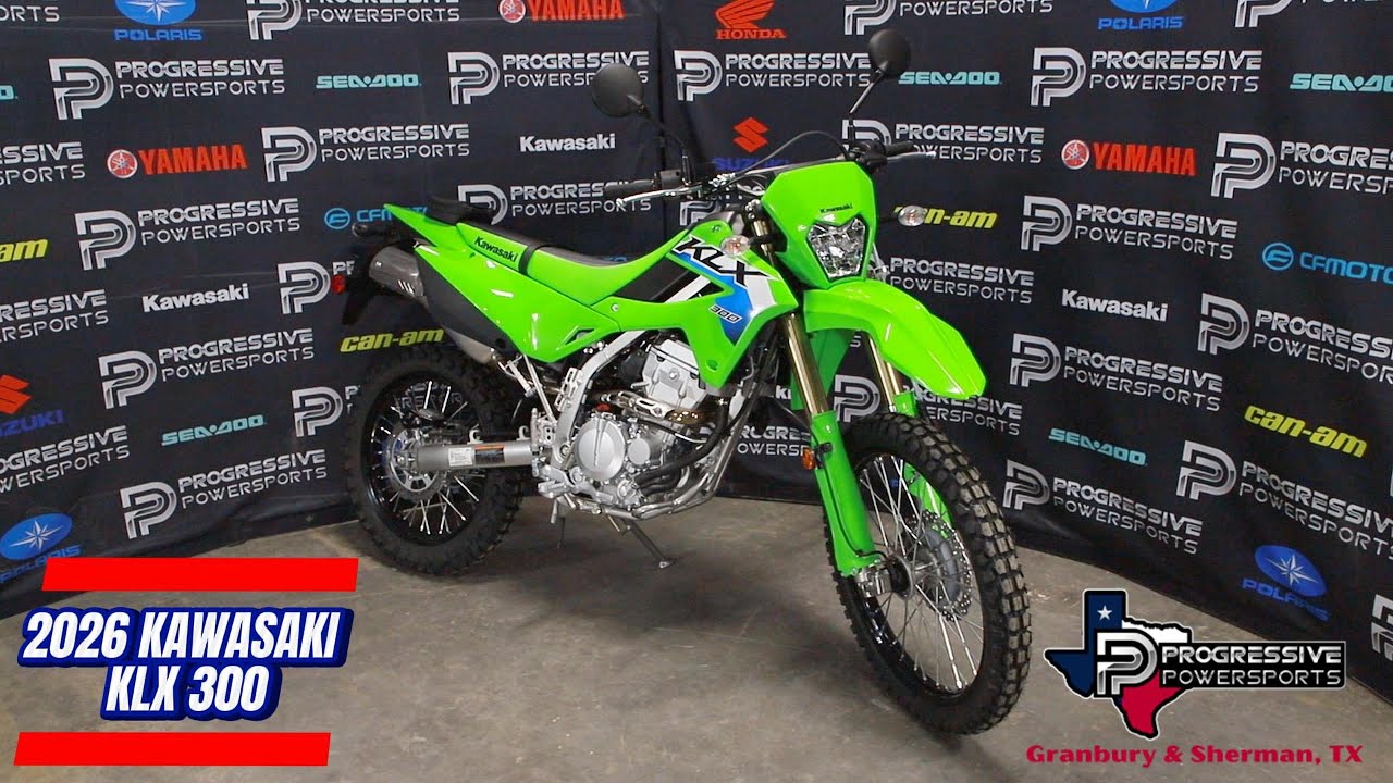 New 2026 Kawasaki KLX300 Dirt Bike For Sale In Granbury, TX
