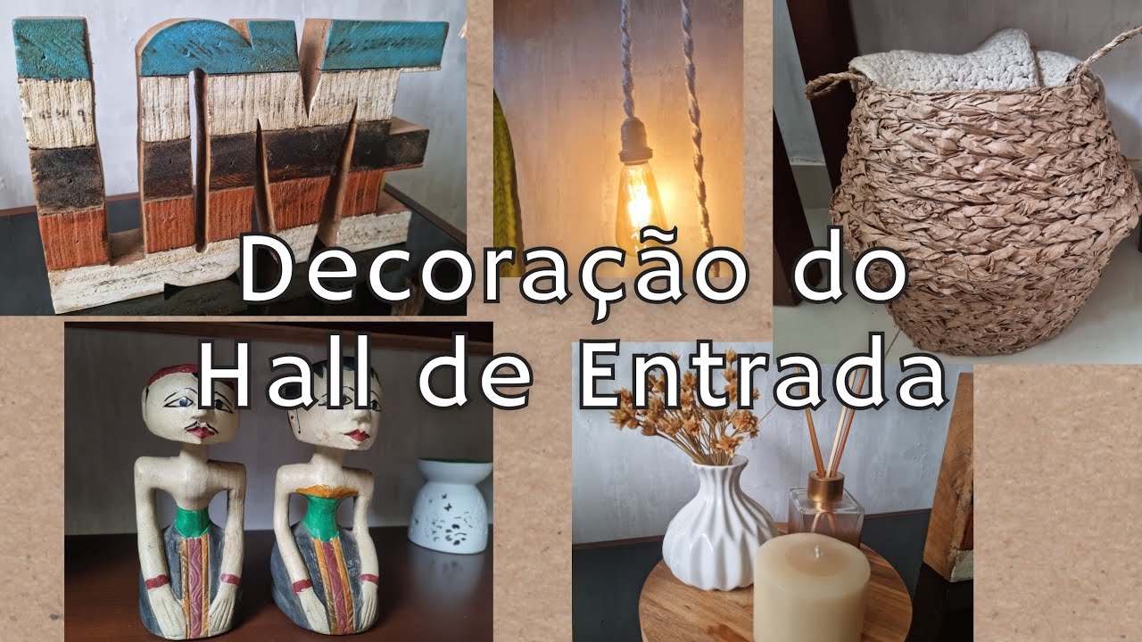 Decora&ccedil;&atilde;o da entrada da casa / Aparador