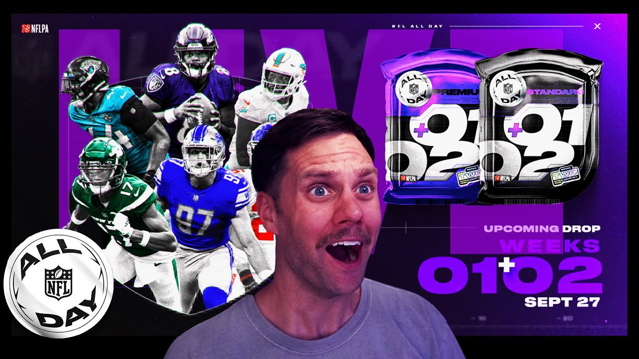 LIVE PACK DROP: NFL ALL DAY WEEK 1 & WEEK 2 (Premium + Standard)